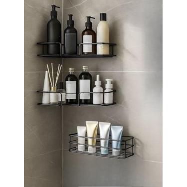 Imagem de Kit Banheiro Luxo 7 Peças em Bambu – Lixeira, Porta Escova, Dispenser e Acessórios para Lavabo(3 Suportes de Banheiro)