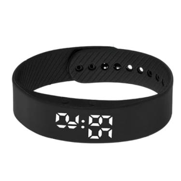 Imagem de Pulseira de rastreador de atividades – pulseira inteligente, pedômetro, monitor à prova d'água, pedômetro, para corrida, exercícios, estudantes, homens, mulheres, corredores de treino, academia