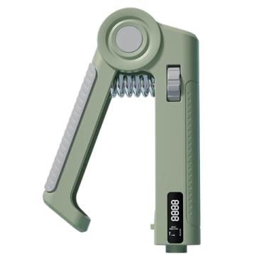 Imagem de Dinamômetro digital de mão – Dinamômetro eletrônico de treinamento de força de aperto de dedo, medidor digital profissional ajustável de treinamento de mão para fitness