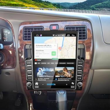 Imagem de Rádio estéreo automotivo para Toyota 4Runner 1996-2002 com CarPlay sem fio e Android Auto, tela sensível ao toque de 9,7 polegadas, Android 14 Double Din, áudio automotivo com Bluetooth, GPS, WiFi