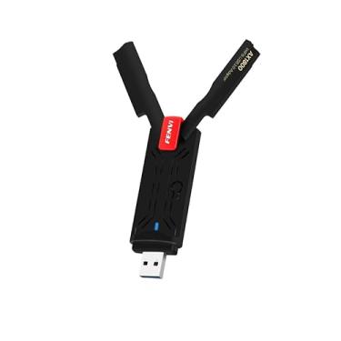 Imagem de Adaptador Wifi 6 Ax1800 Usb 3.0 Banda Dupla 2.4g/5ghz Receptor Usb Dongle Placa De Rede Wi-fi Sem Fio Para Computador Portátil Windows