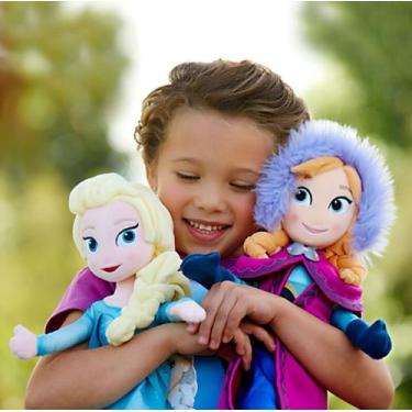 Imagem de Kit Bonecas Anna E Elsa Frozen Pelúcia Princesas Disney 50cm