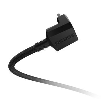 Imagem de Cabo HDMI 2.1 CONEC.90º Vertical - Preto - 3M - NYLON - PH21-3VNP-F