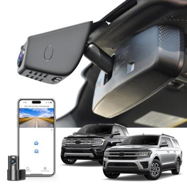 Imagem de Mangoal Câmera frontal 4K e traseira 1080p com ajuste personalizado para Ford Expedtion/Expedtion MAX 2018-2024, XLT Limited Timberline King Ranch Platinum, visual OEM integrado, vídeo UHD 2160P,