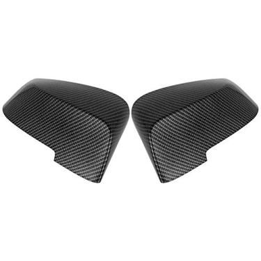 Imagem de aqxreight Modificação do Carro Fibra de Carbono Cor Espelho Capa Retrovisor Asa Espelho Habitação Apto para 5 Séries Estilo Carbono Processamento de Instalação Brilho é Abs Design Sólido de de