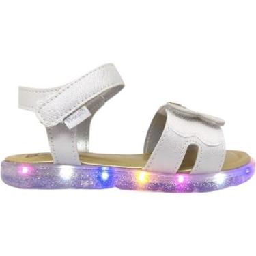 Imagem de Sandália Infantil Menina Luz Led Casual Dia a Dia Passeio Escola Anatômica Pampilli 697.057-Feminino