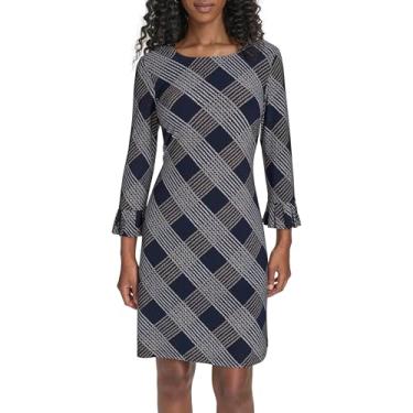 Imagem de Tommy Hilfiger Vestido feminino, capitão do céu/areia, 4