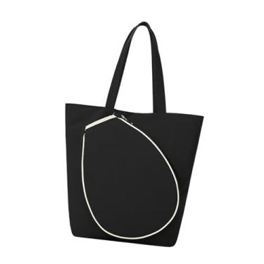 Imagem de kowaku Bolsa organizadora para raquetes de tênis, impermeável, para homens e mulheres, ideal para treinos e competições, Preto