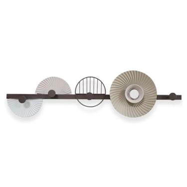 Imagem de Prateleiras suspensas Simples moda roupas ganchos luz de luxo porta entrada cabide parede pendurado criativo entrada rack armazenamento