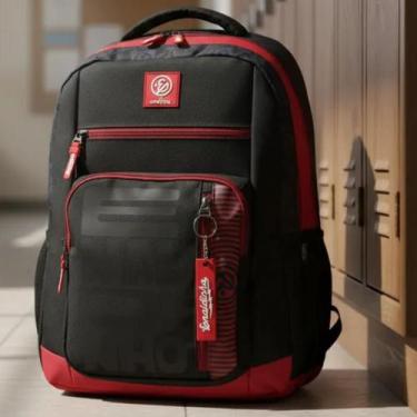 Imagem de Mochila Enaldinho 26 Litros Juvenil 46cm By Up4you Preta REF. MS49455U