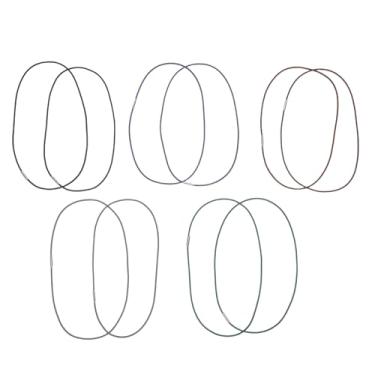 Imagem de DIYEAH 10 Faixas Elásticas Ajustáveis ​​para Cadernos, Tiras Elásticas de Nylon para Encadernar Planejadores E Diários de Couro, Organizadores de Tiras de Livros para Uso Em Viagens