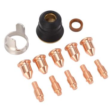 Imagem de Acouto Kit de Consumíveis de Corte de 13 Peças para Frete Portuário 45A, Bicos, Eletrodos e Acessórios para Corte de Metal Eficiente