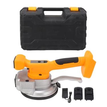 Imagem de Máquina de nivelamento por vibração de azulejo Poderosa ferramenta de vibração ajustável sem fio de 10000 rpm com 9 velocidades para instalação profissional de azulejos Material (Plugue dos EUA)