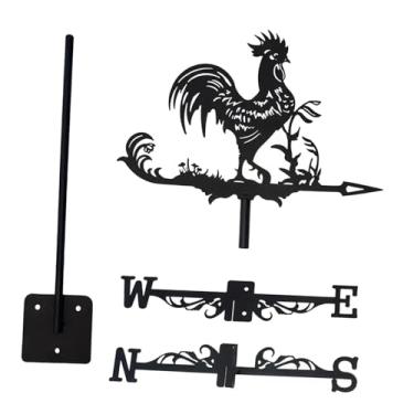 Imagem de Ｂｅｓｇａ de em ferro, arte em ferro, indicador de direção do vento, com varetas para cerca, casa de campo, jardim ou chalé.