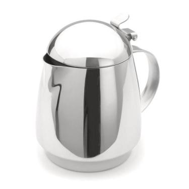 Imagem de Bule De Aço Inox Com Tampa Alça 550ml Lyr Chá Café Leiteira Servir Mes