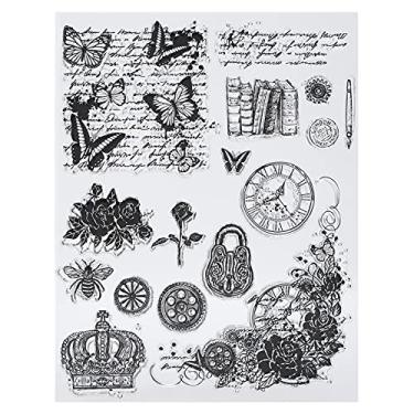 Imagem de Carimbo transparente de borracha, faça você mesmo, artesanato, tpr, diário, álbum, decoração, acessórios artesanais para scrapbooking, fazer cartão, decoração de álbum de fotos (Apenas selo T1746)