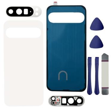Imagem de Substituição de vidro traseiro para Pixel 9 Pro XL com lente de câmera traseira para Google Pixel 9 Pro XL 5G Capa traseira de vidro com fitas pré-instaladas + ferramentas (não adequado para Pixel 9/9