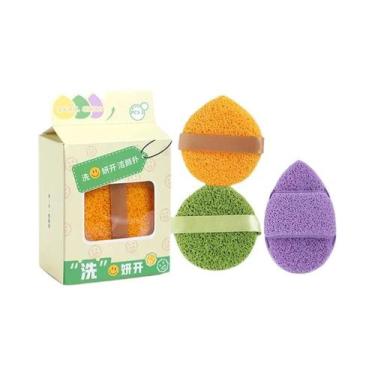 Imagem de Esponjas De Limpeza Facial De Espuma Rápida E Suave Para a Pele, 3 Peç