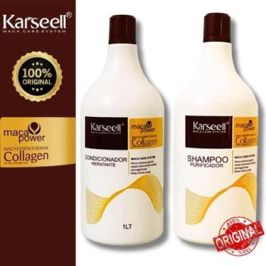 Imagem de Kit Shampoo Condicionador Original 1L Limpeza e Hidratação - KARSSEL