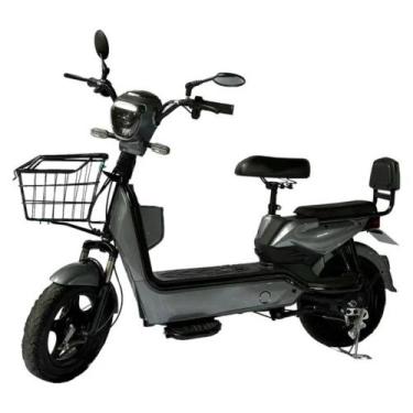 Imagem de Scooter Elétrica Bike 7 Aro 10 Elemovi 500W Freio a Tambor, Cinza, Chu
