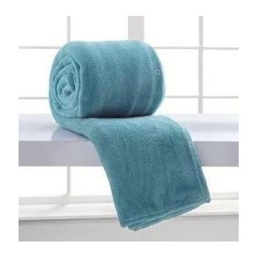 Imagem de Manta Soft Cobertor Solteiro Microfibra Antialérgico Verde Tifanny - W