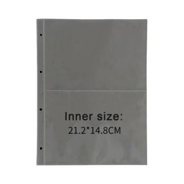 Imagem de Folhas Para Álbum De Fotos Kpop A4 Com Múltiplos Bolsos, Refil Para Ál