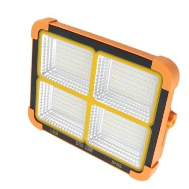 Imagem de aqxreight Luz de Trabalho Solar Portátil LED 200W 7000mAh 15000LM 288 Contas 4 Modos IP65 Luz de Trabalho de Emergência Recarregável de Cabo de Completo Seja por Painel Solar de bateria. sobre