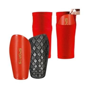 Imagem de Conjunto De Caneleiras De Futebol Unissex Respiráveis Com Bolso Indepe