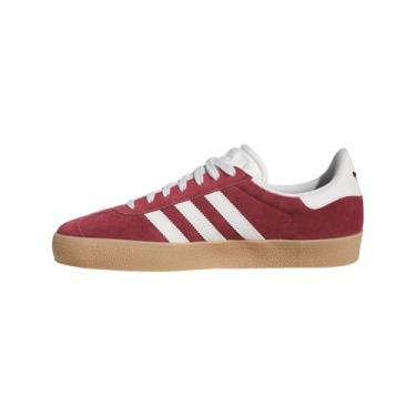 Imagem de adidas Tênis de skate masculino Gazelle Adv - Vermelho, Multi, 13.5 Wide Women/12.5 Wide Men