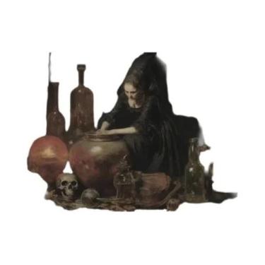 Imagem de Pintura Em Tela De Arte Gótica Sombria: Palhaço, Fantasma, Boneca E Br