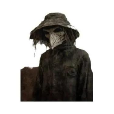 Imagem de Pintura Em Tela De Arte Gótica Sombria: Palhaço, Fantasma, Boneca E Br