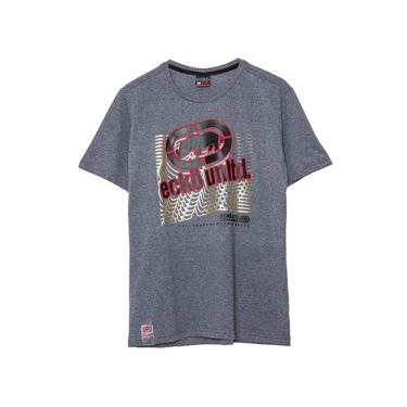 Imagem de Camiseta Básica Masculina Grafite Mescla K837A - Ecko Camiseta Básica Masculina Grafite Mescla Tam P - Ecko