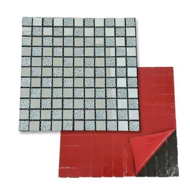 Imagem de Pastilha Vidro Autocolante Banheiro Cozinha Casa Salao Parede Resisten