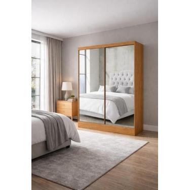 Imagem de Guarda Roupa com 2 Portas Espelhado Sapphire -Grand Line