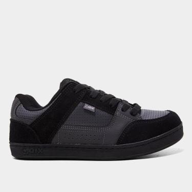 Imagem de Tênis Qix Básico AM, Preto, Chumbo, 41