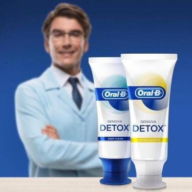 Imagem de Creme Dental Oral B Gengiva Detox Tartar Defense 102g
