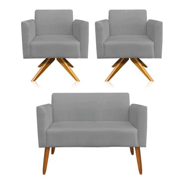 Imagem de KIT 01 NAMORADEIRA E 02 POLTRONAS MARISA