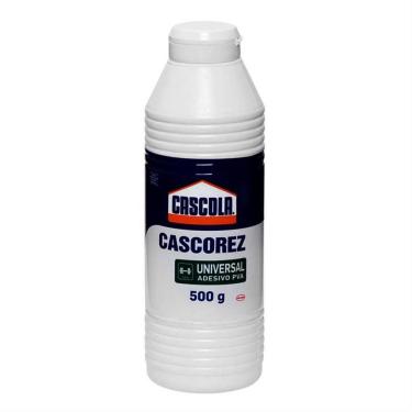 Imagem de Cola Cascorez Branca 500 Gramas - 1406841 - Cascola Cola Cascorez Branca 500g Frasco Alba