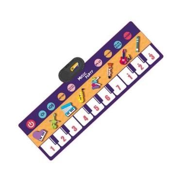Imagem de Tapete Musical Para Crianças, Teclado De Chão Para Bebês, Brinquedo Ed