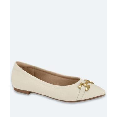 Imagem de Sapatilha Feminina Bico Fino Modare Branco-19061, Branco, 36