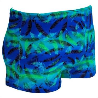Imagem de Sunga Boxer Box Original Adulto Moda Praia Regulagem Natação Mash Cord