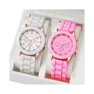 Imagem de Conjunto De Relógios De Moda Femininos Com Mostrador Árabe E Pulseira 