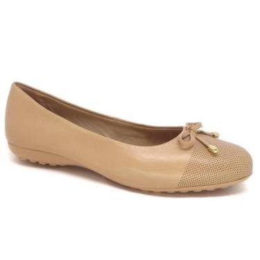 Imagem de Sapatilha Bottero Couro Bico Redondo Laço Frontal 353601-Feminino