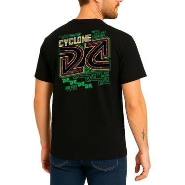 Imagem de (LANÇAMENTO) Camisa Cyclone Logo Jamaican Metal, Preto, M