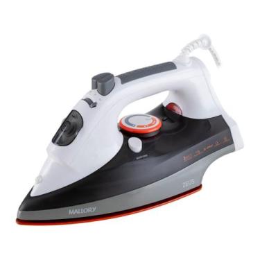 Imagem de Ferro de Passar a Vapor e a Seco Mallory - Zeus Ceramic Branco, Branco