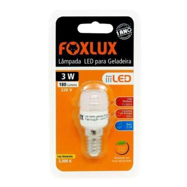 Imagem de Lâmpada LED para Geladeira LED 3W 220V Resistente a Temperaturas Amarelo Foxlux