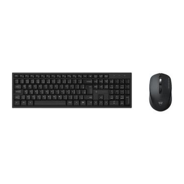 Imagem de Kit Office Sem Fio Machenike MK120, Teclado Scissor Switch, Mouse 1600