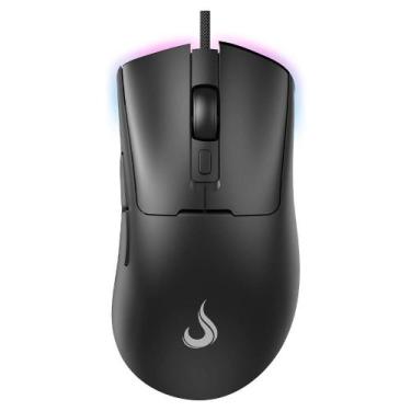 Imagem de Mouse Gamer Rise Mode G1 Pro Black RGB, 12000 DPI, 8 Botões, Preto - R