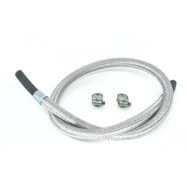 Imagem de Mangueira Flexível Gás Metal Bico Mangueira 1m Abraçadeiras - JP, BICO