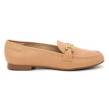 Imagem de Sapato Beira Rio 4324.101 Mocassim Casual Lofter Feminino, 37, Nude